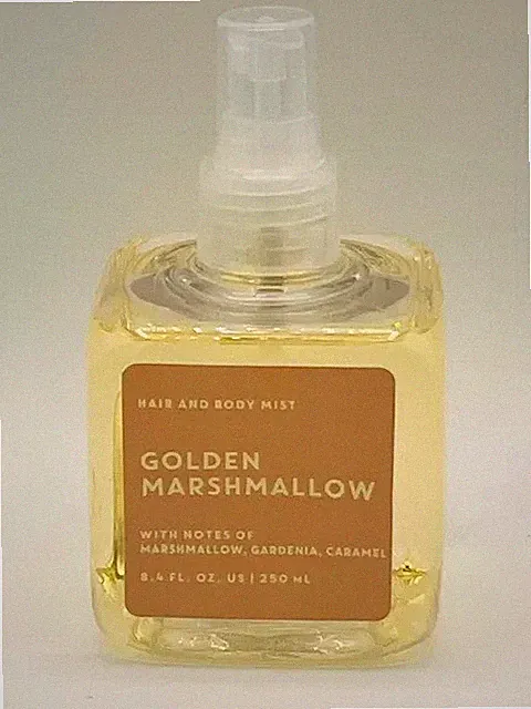 Tru Fragrance Golden Marshmallow Hair & Body Mist, 8.4 oz / 250 ml, New RARE