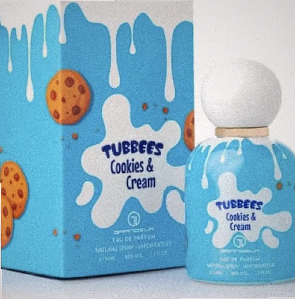 Tubbees Cookies & Cream Eau de Parfum Spray 1.7 fl oz Sweet Vanilla Chocolate