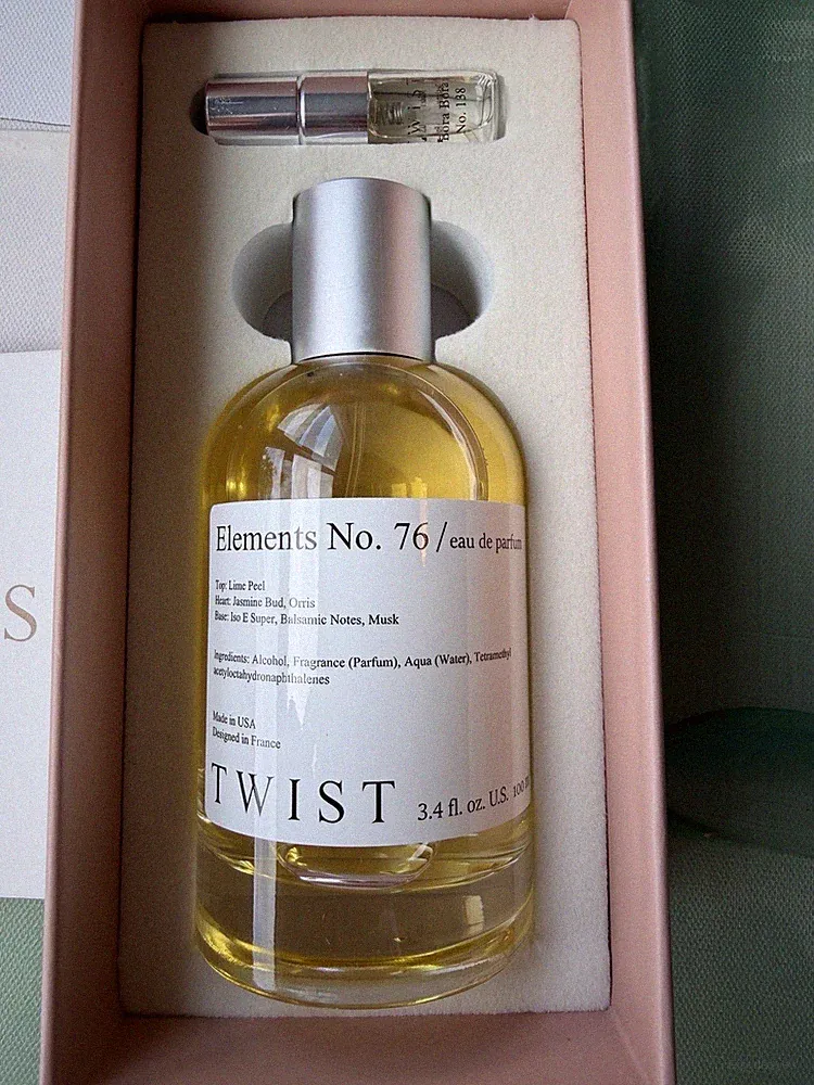 TWIST Elements No. 76 Eau de Parfum Spray 3.4 fl oz + Bora Bora No. 138 Sample...