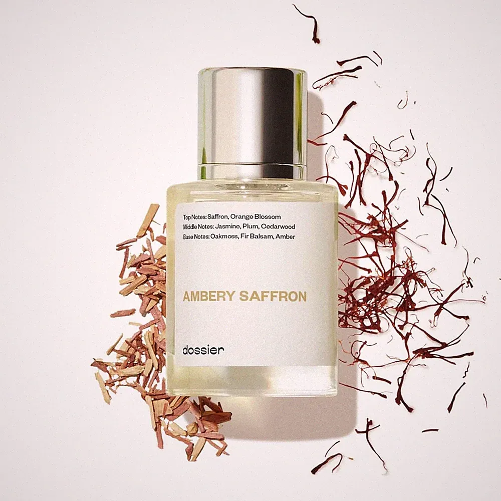Unisex Fragrance Gift - Dossier Ambery Saffron Eau de Parfum 1.7 Fl Oz