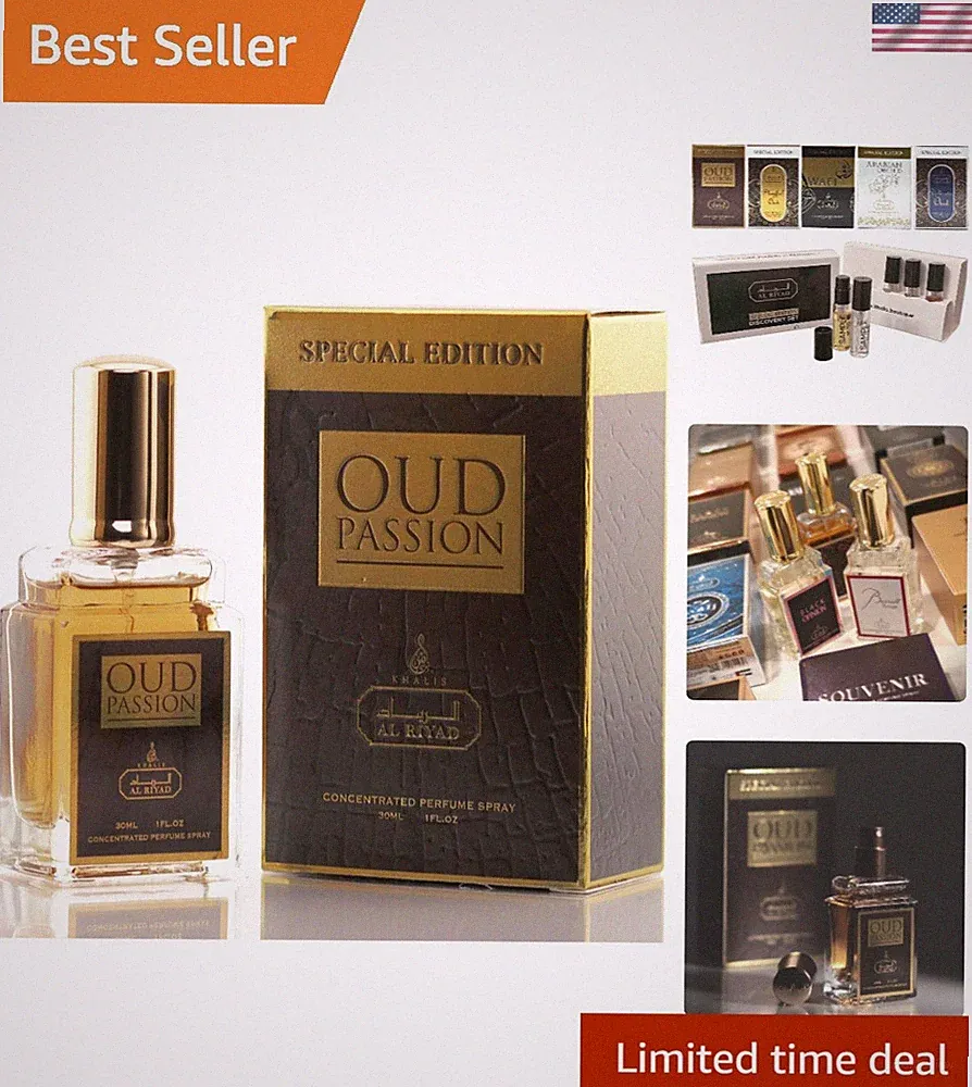 Unisex OUD PASSION 30mL Travel Spray - & Cruelty-Free Luxury Perfume