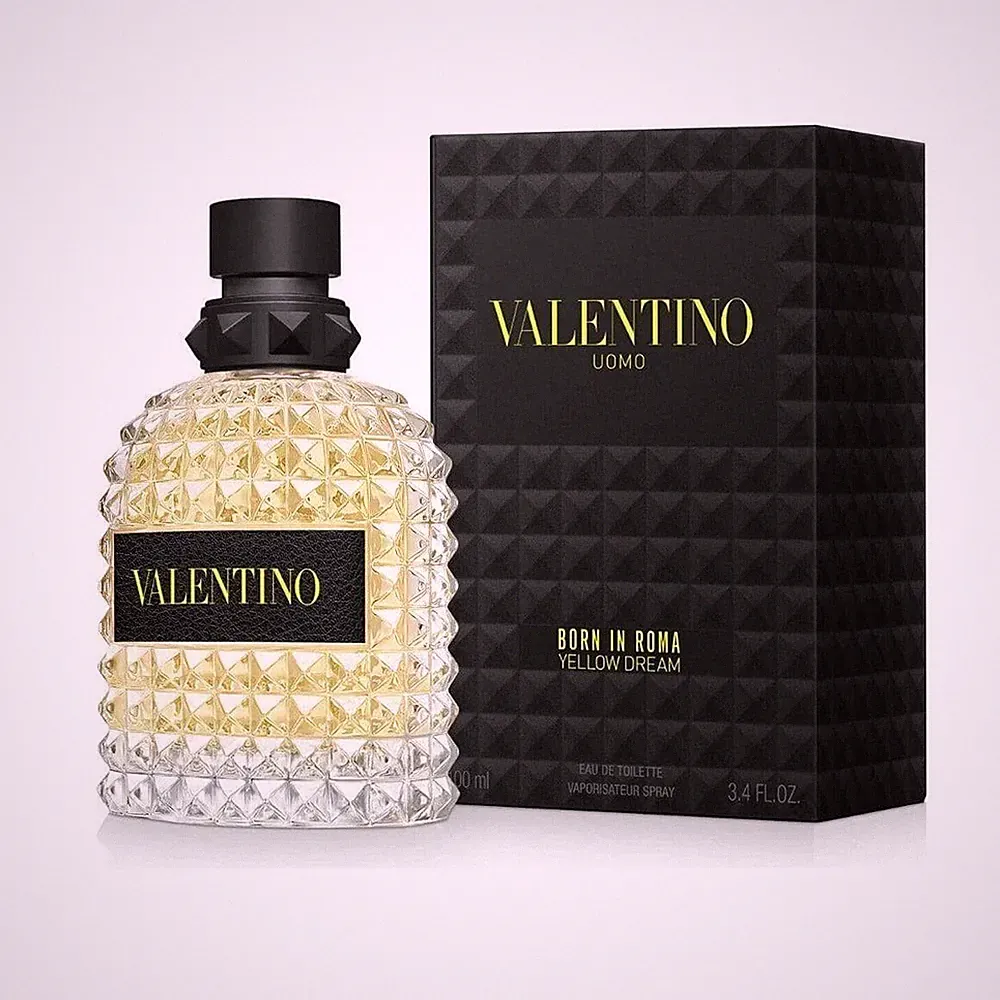 Uomo Born In Roma Yellow Dream by Valentino for men EDT 3.3 / 3.4 oz.