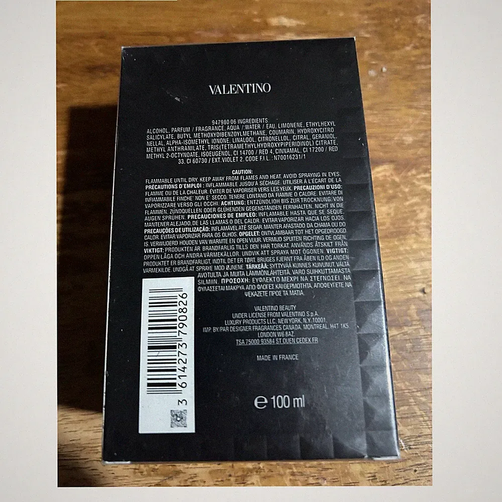 Valentino Born in Roma Intense Eau de Parfum Spray 100ml Limonene Coumarin Scent