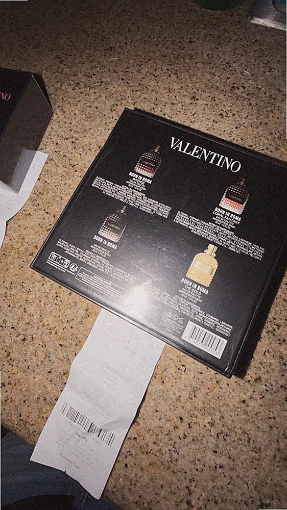 Valentino Born in Roma Perfume Travel Size Set for Men 4 fl oz New with Box