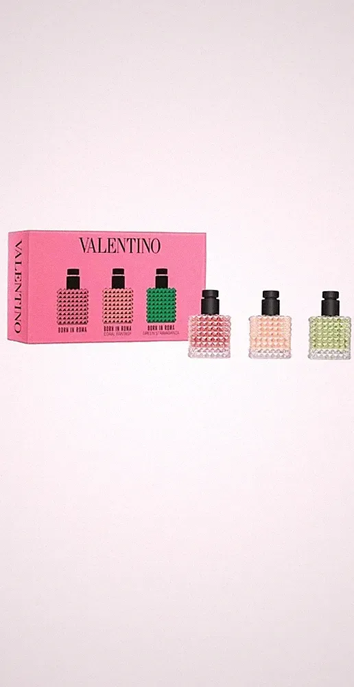 Valentino Perfume Mini Gift Set for Women: Born in Roma Donna Trio Discovery Set