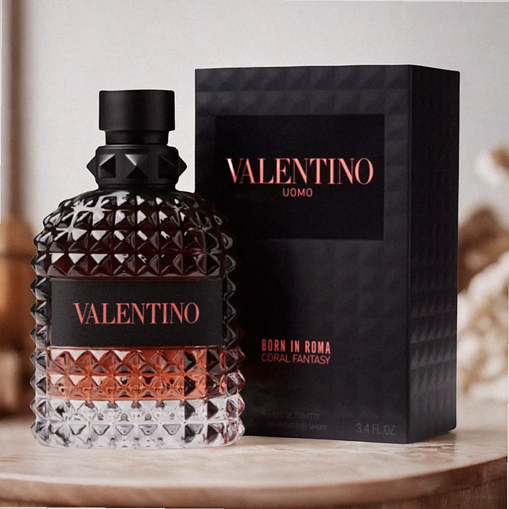 Valentino Uomo Born In Roma Coral Fantasy 3.4 oz EDT Cologne New In Box