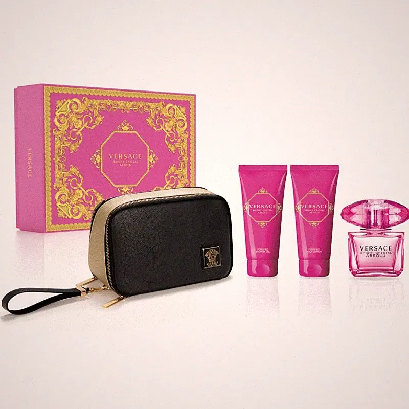 Versace Bright Crystal Absolu Eau de Parfum 4PCS Gift Set For Women