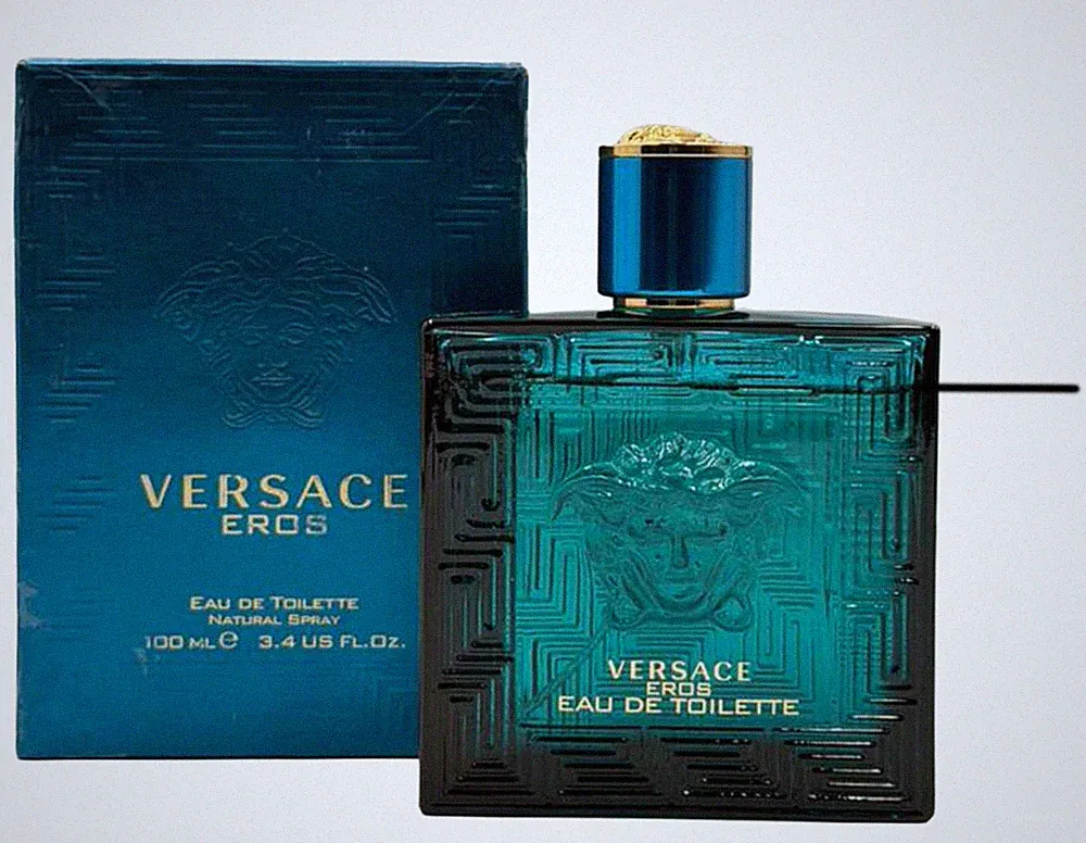 Versace Eros Cologne for Men by Versace 3.4 oz EDT Spray LOW FILL