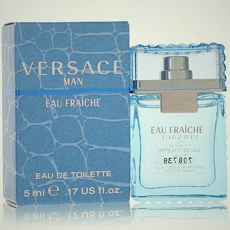 Versace Man Cologne By Versace Mini Eau Fraiche 0.17oz/5ml For Men
