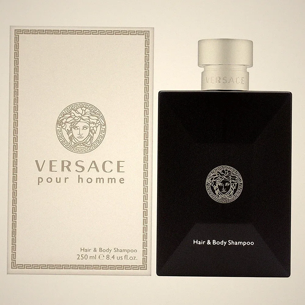 Versace Pour Homme for Men Hair Body Shampoo 8.4 oz Brand New
