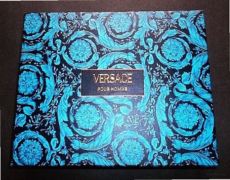VERSACE Pour Homme Men Perfume 3 Pcs Gift Set 50ml EDT Spray Shampoo After Shave