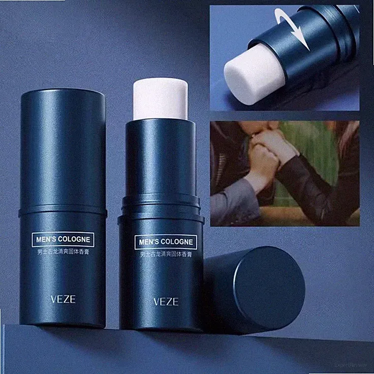 VEZE Men's Solid Cologne Portable Stick Men's Cologne Fragrance