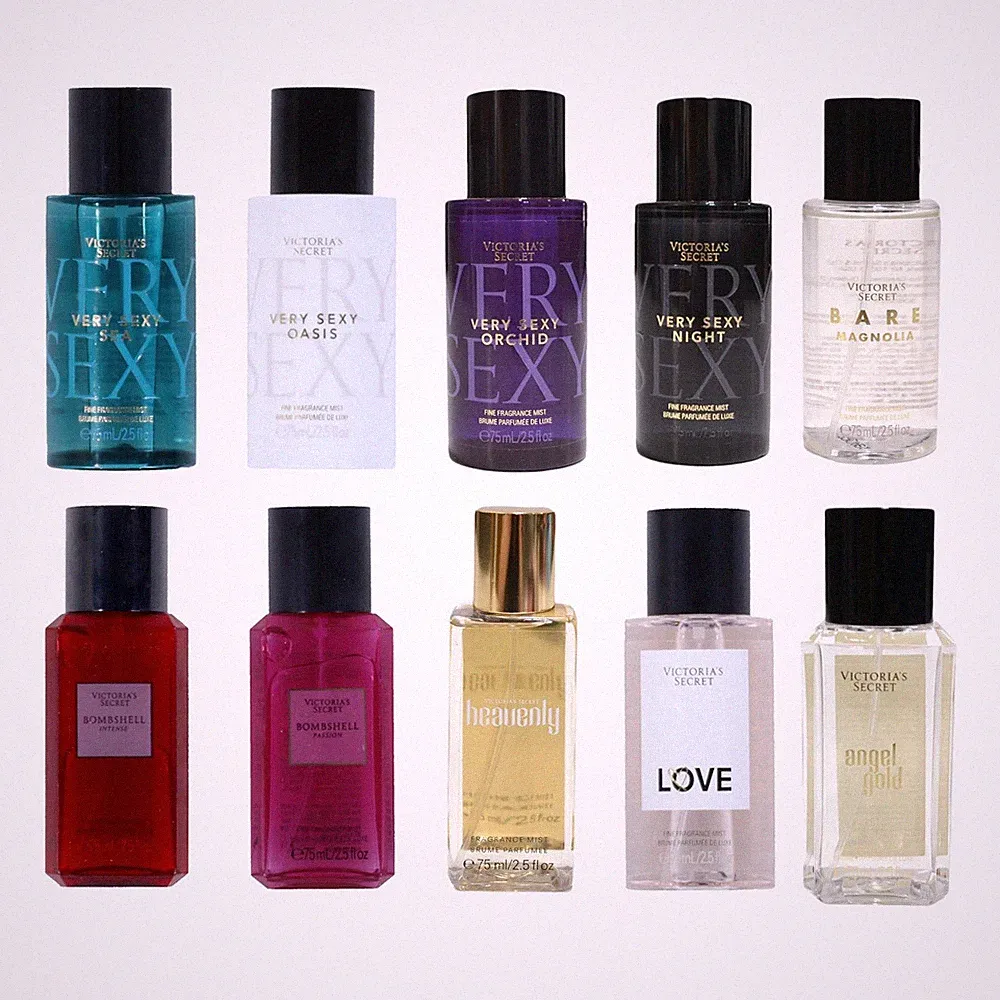 Victoria's Secret Fragrance Mist Travel Size Scented Mini Spray 2.5 Fl Oz New Vs