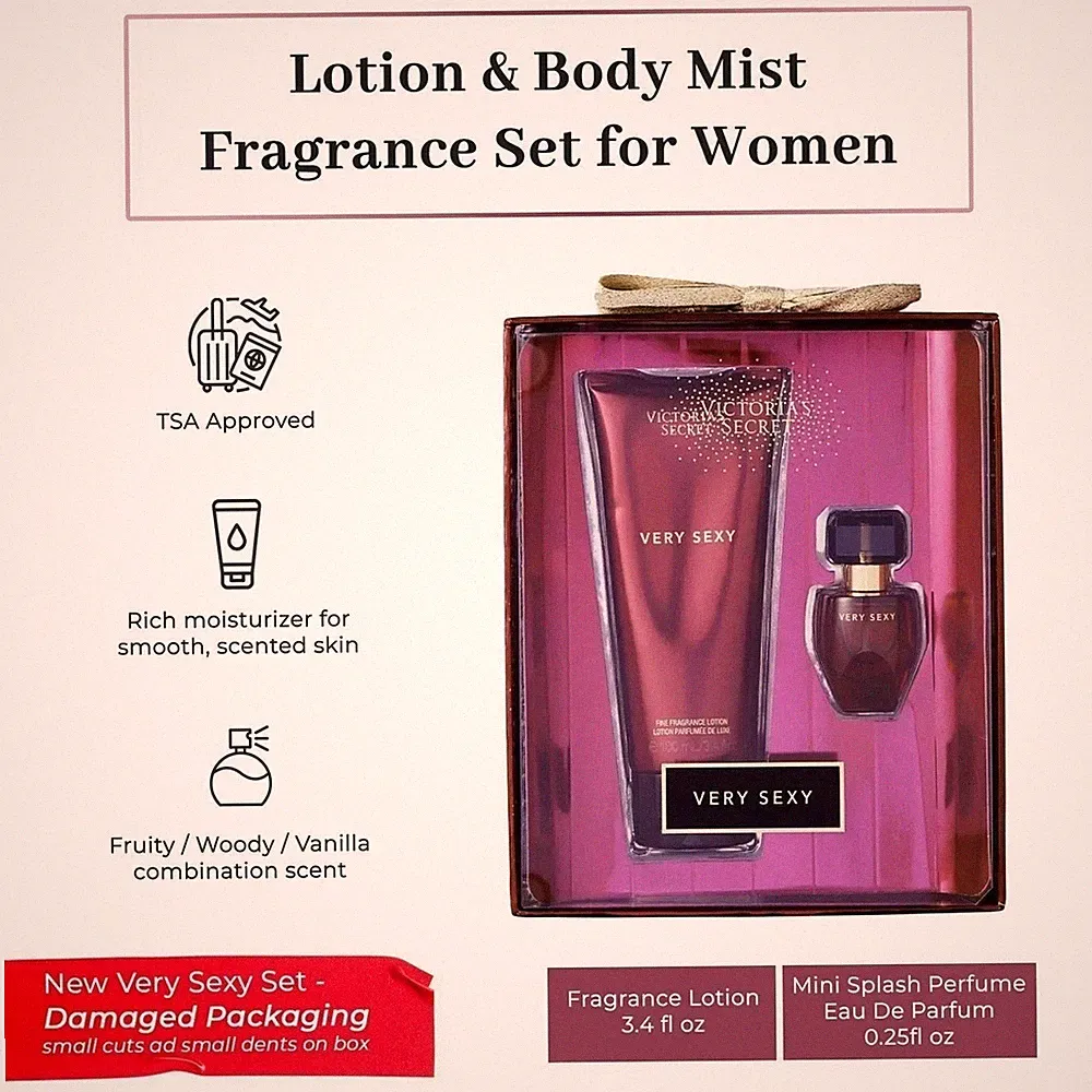 Victoria's Secret Perfume Very Sexy Mini EDP & Lotion Gift Set