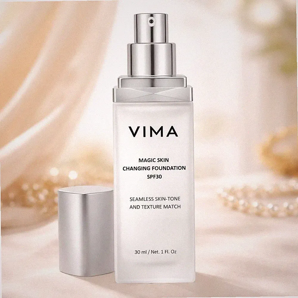 Vima Color Changing Foundation with Sunscreen – Fragrance/Paraben Free