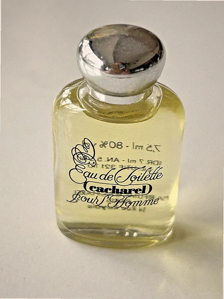 Vintage 80's - Cacharel pour Homme Eau de Toilette mini perfume bottle 7.5ml