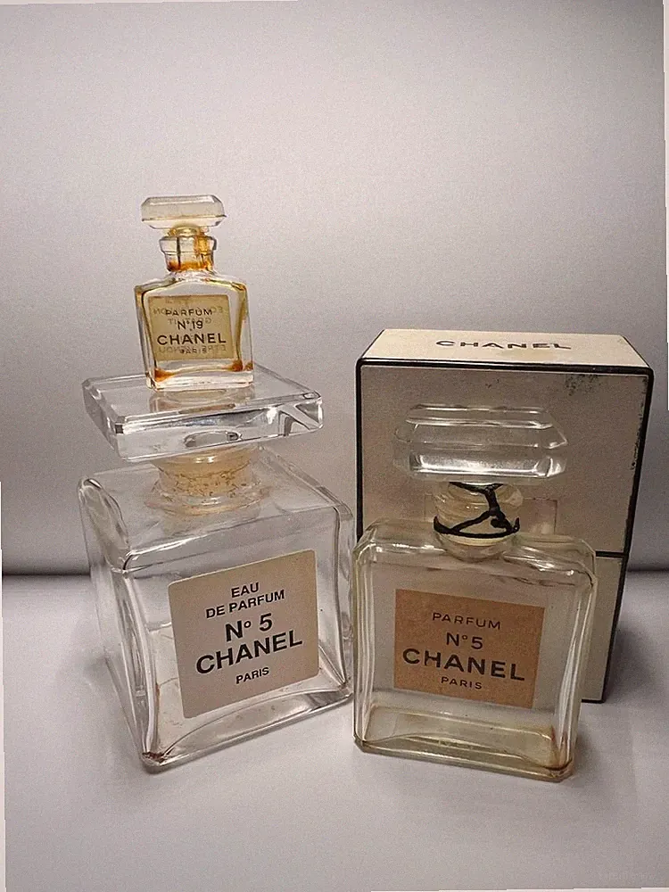 Vintage Chanel Perfume Bottle Lot – Rare Square N°5
