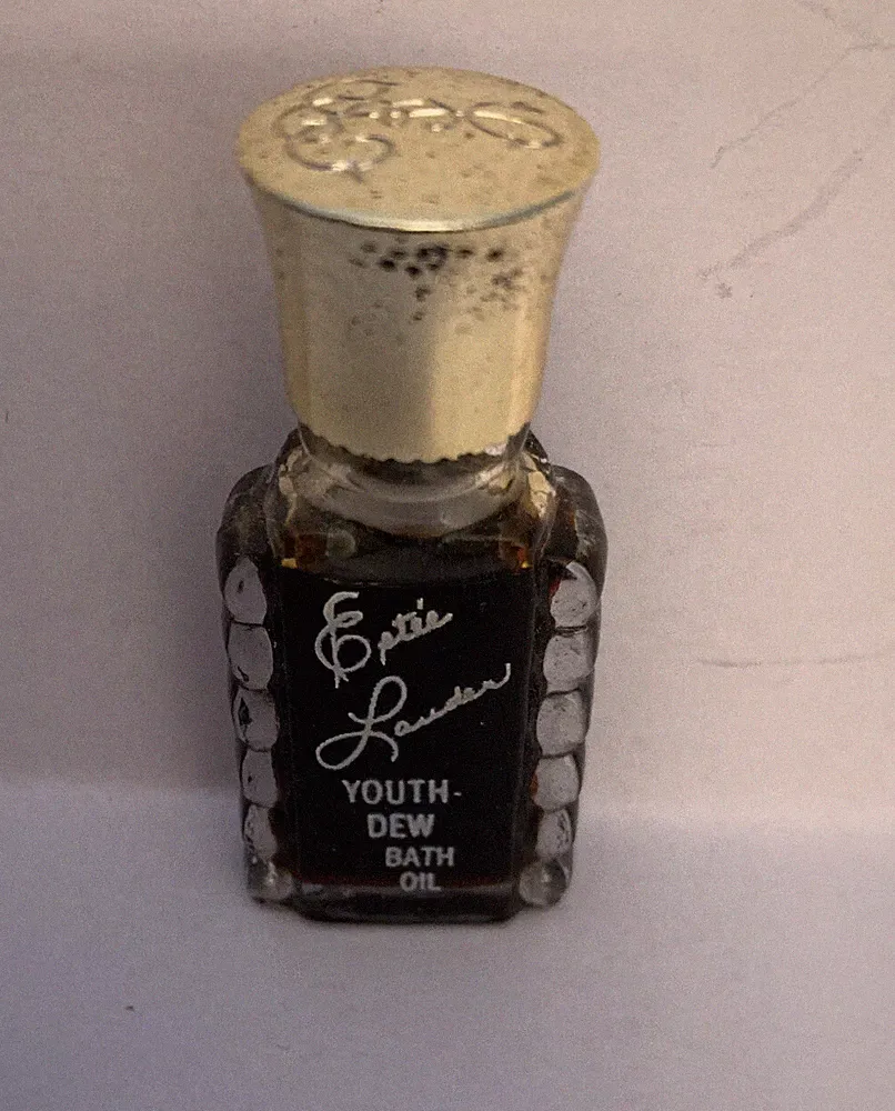 Vintage Estee Lauder Youth Dew Mini Bath Oil Full No Box Cute Bottle
