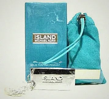 VINTAGE ISLAND BY MICHAEL KORS 0.05 oz / 1.4 grams SOLID PERFUME PENDANT NIB