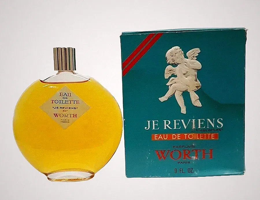 Vintage Lalique JE REVIENS Worth 9 oz Eau de Toilette SEE DESCRIPTION