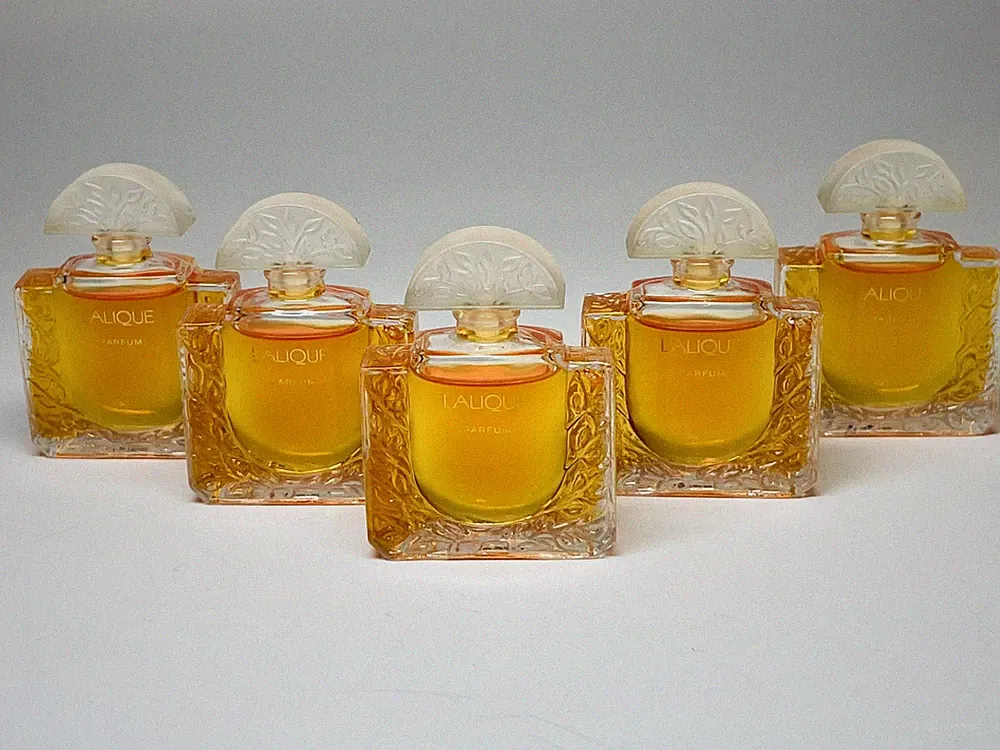 Vintage LALIQUE MINI Travel Perfume 0.15 oz (Lot Of 5)