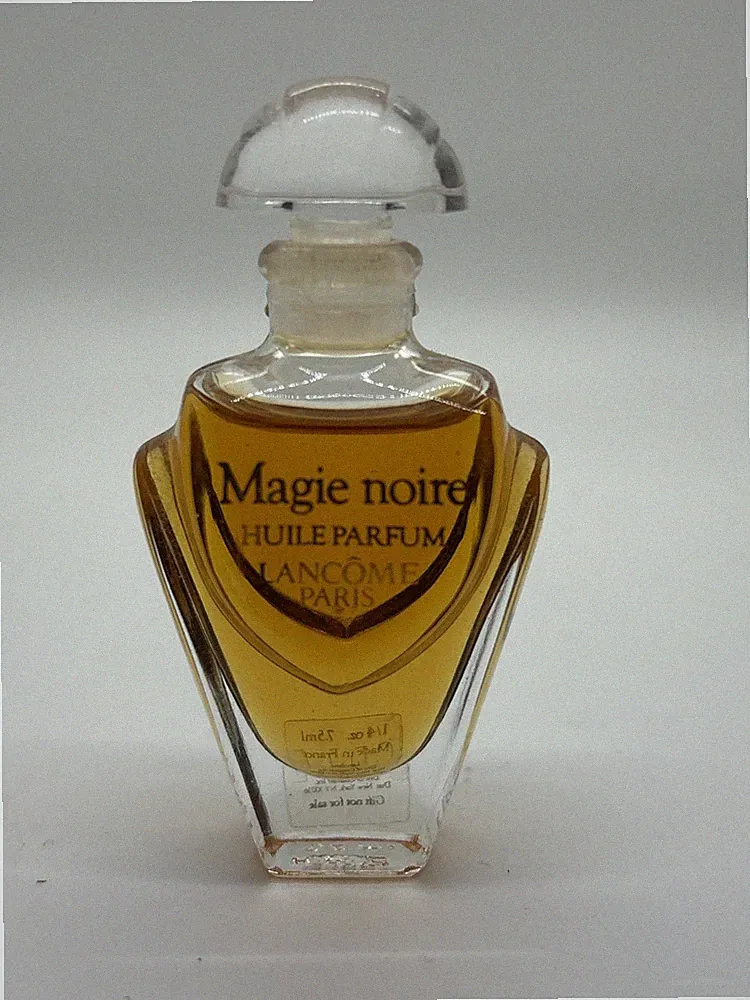 Vintage Mini 0.25 oz Lancome Magie Noire Perfume Oil Huile Parfum