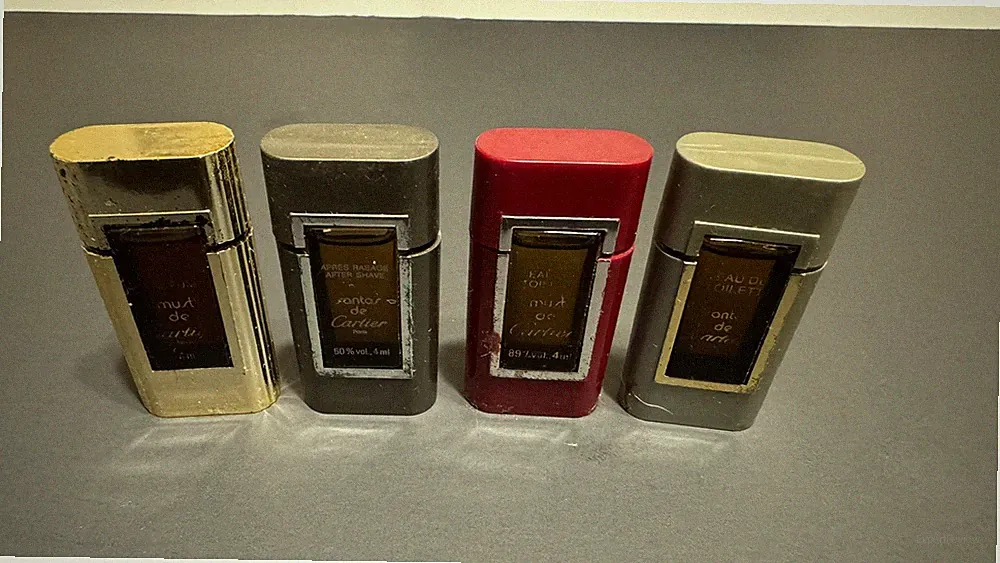 Vintage Must de Cartier Parfum Mini Gift Set 4 ml/.13 oz Perfume Eau De Toilette