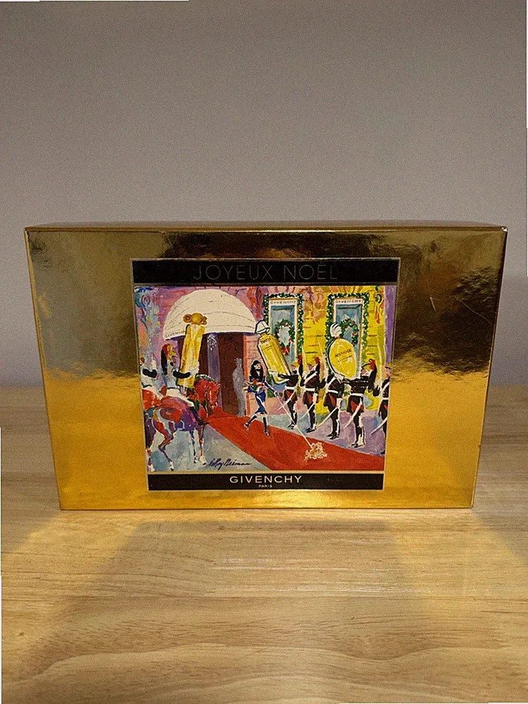 Vintage Organza Givenchy Perfume Gift Set Rare Leroy Neiman Gift Set