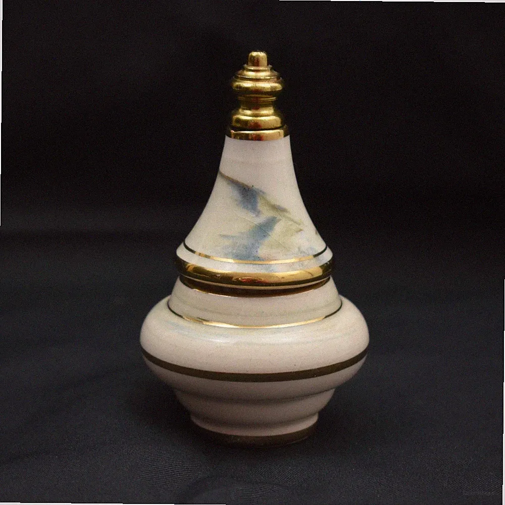 Vintage Perfume Bottle Interceramica Assured Liquid Dabber and Solid