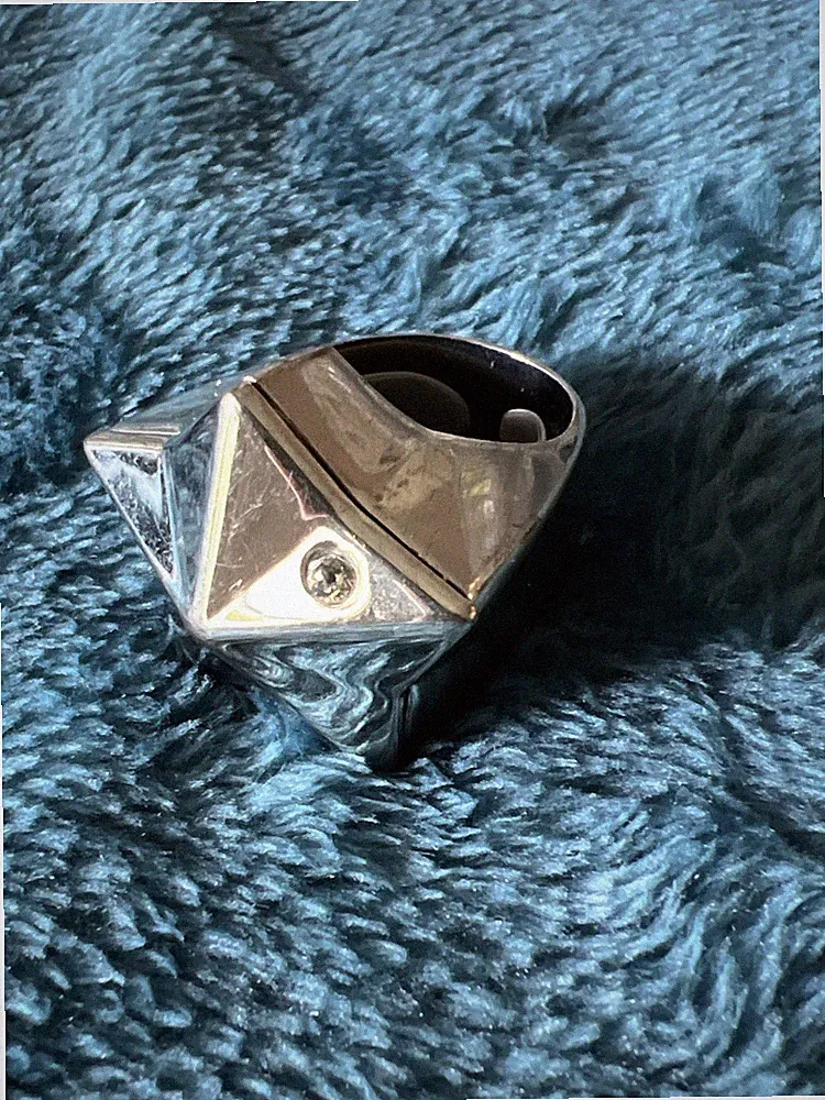 Vintage Thierry Mugler Angel Solid Perfume Ring