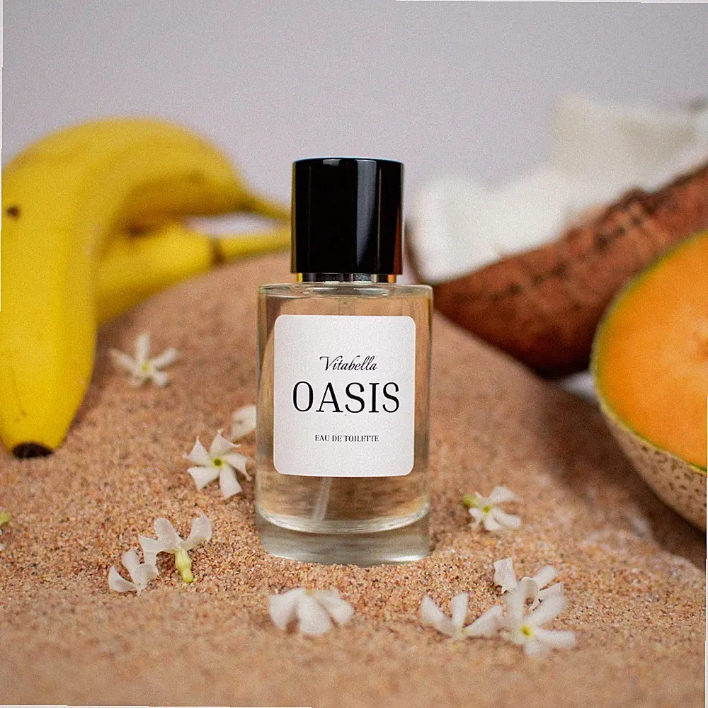 Vitabella Oasis Eau De Toilette: Unisex Coconut, Melon and Neroli Fragrance