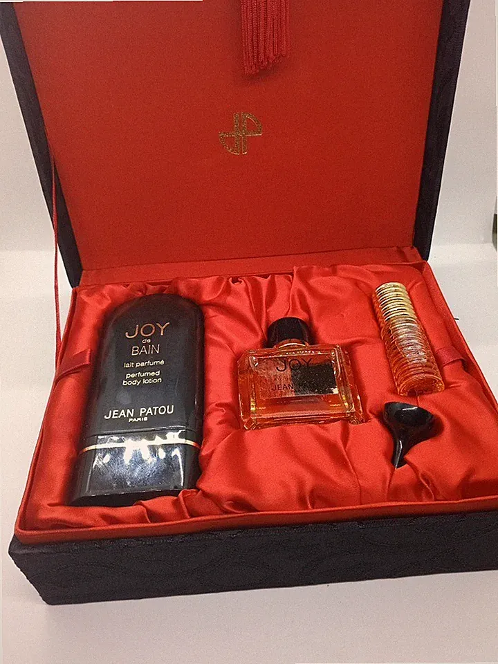 Vtg Jean Patou Eau De Joy EDP 1 Oz Spray Solid Perfume Lotion & Travel Spray NEW