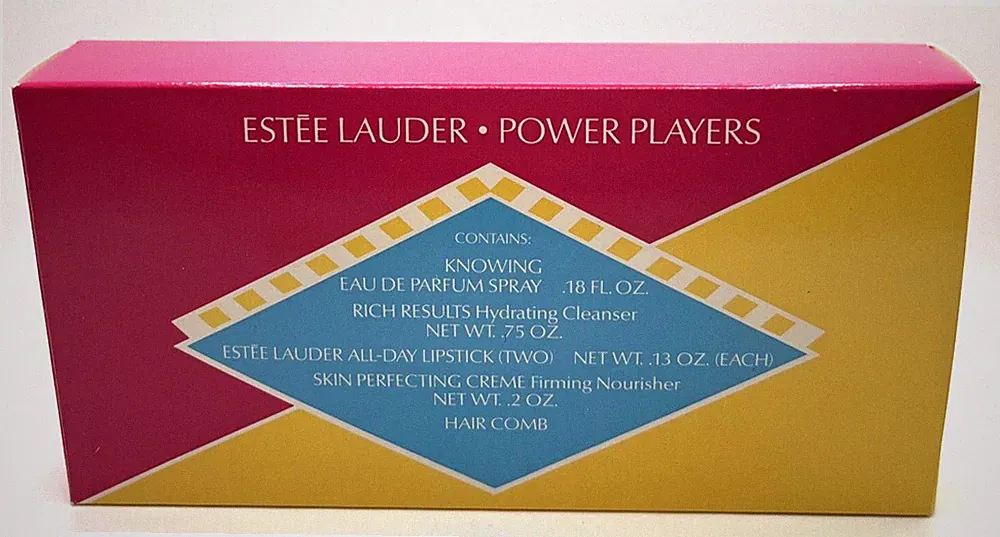 Vtg RARE Estee Lauder POWER PLAYERS KIT- KNOWING Eau de Parfum Spray .18 ++ NIB