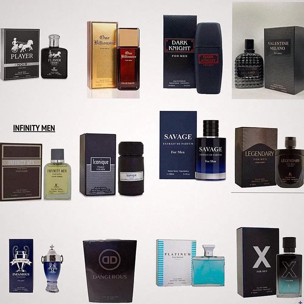 Wholesale Eau de Parfums Men’s Perfume 100ml 3.4 Lot Of 12 Men’s Casual Cologne