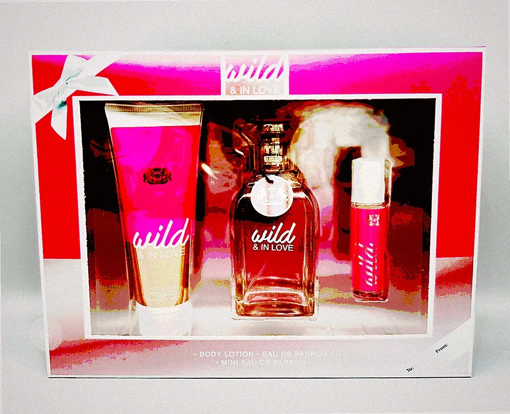 Wild & In Love Eau De Parfum, Mini EDP, Body Lotion (Set of 3) for HER !SALE!