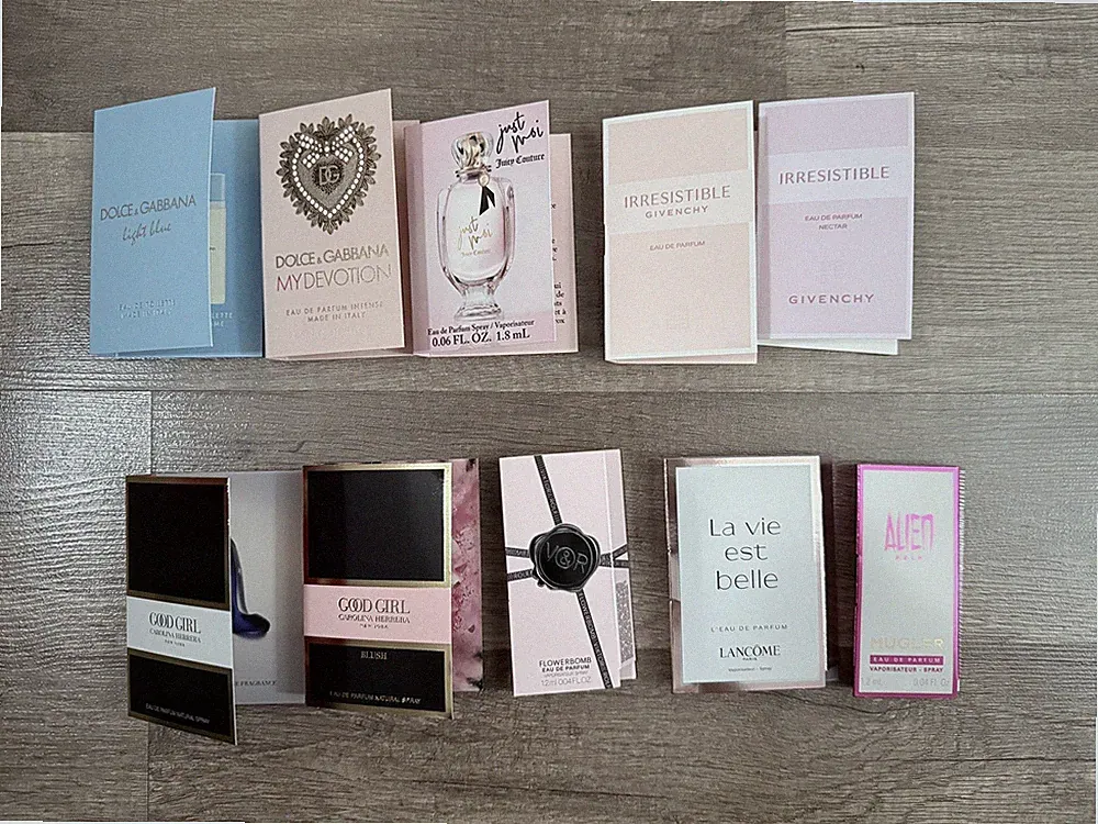 Women's Designer Perfume Sampler Lot Discover#2 set 10 pcs