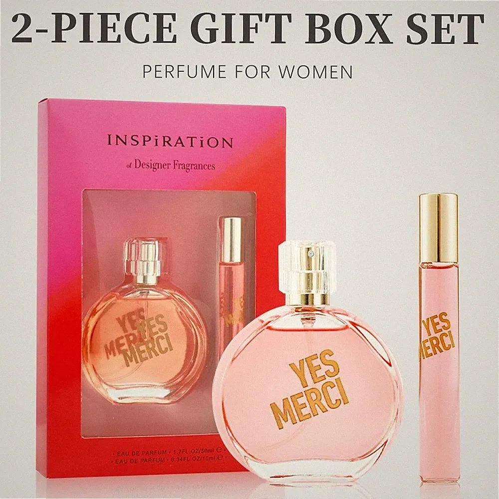 Women's Two-piece Perfume Set, Fresh And Natural, Suitable For Daily Commutes, D