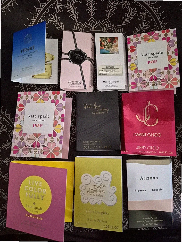 WOMENS Designer Perfume SAMPLE VIALS LOT OF 10