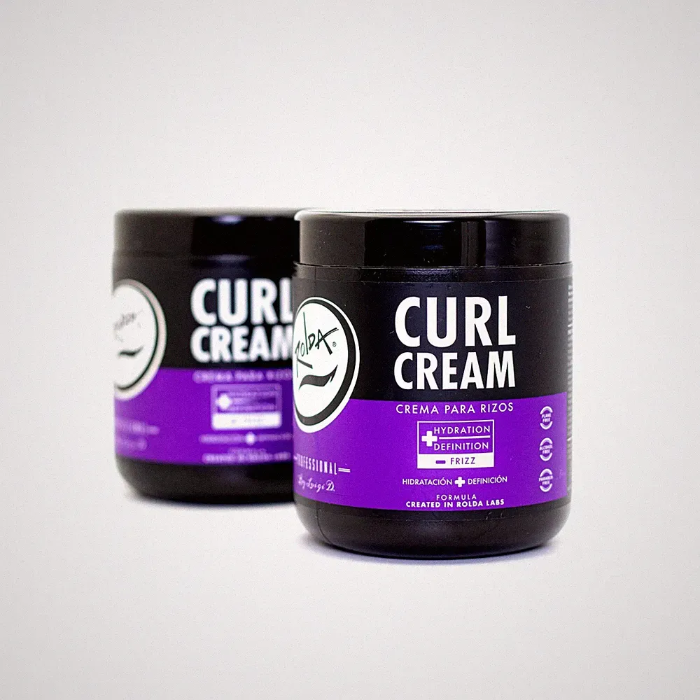 x2 Rolda - Mens Hair Curl Defining Cream Hydration Definition Alcohol Free 500g