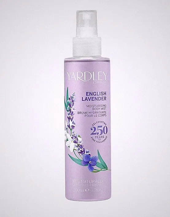Yardley London English Lavender Body Mist Fragrance 8 oz Spray for Women