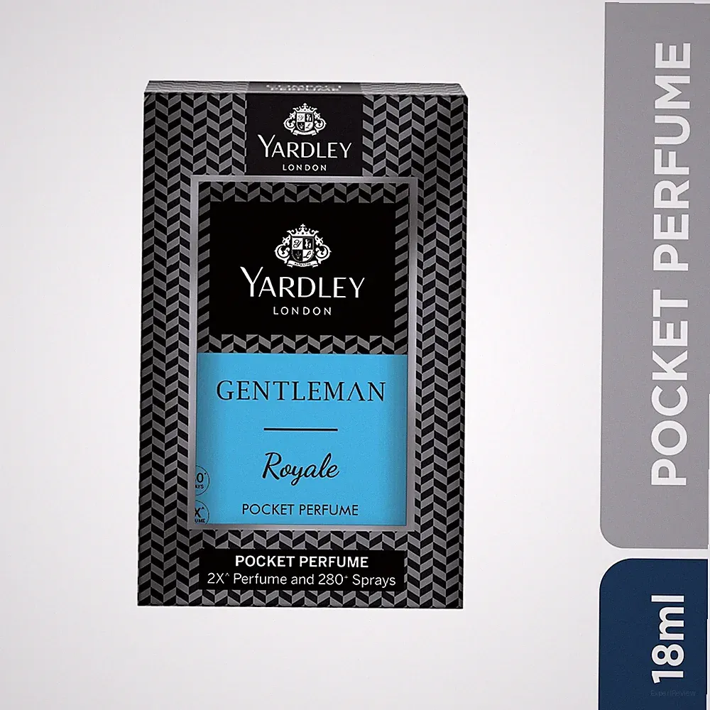 Yardley London Gentleman Royale Compact Perfume Spray Fresh Lime, Ozonic & Dark