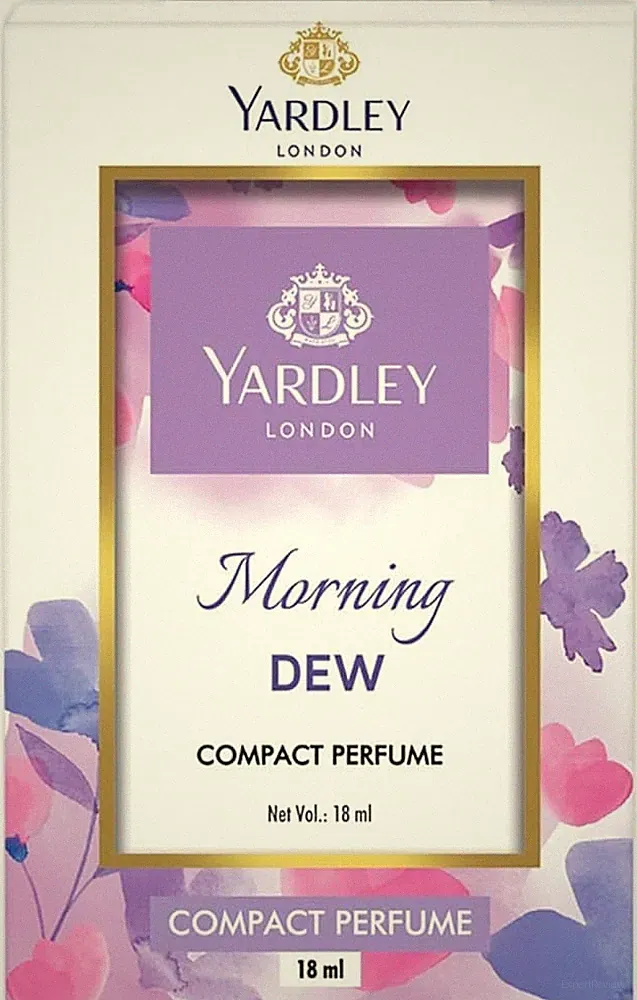 Yardley London Morning Dew Compact Perfume Women EDT Spray 0.6 oz 18 ml NEW