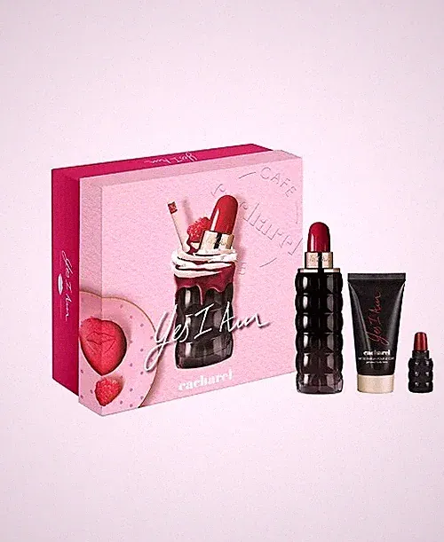 Yes I Am Perfume by Cachrel Gift Set EDP x2 (50 ml & 10ml Spray)New Sealed Box