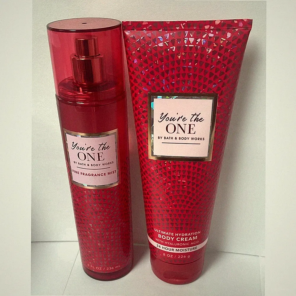 You're the One Gift Set - Fragrance Mist & Cream]