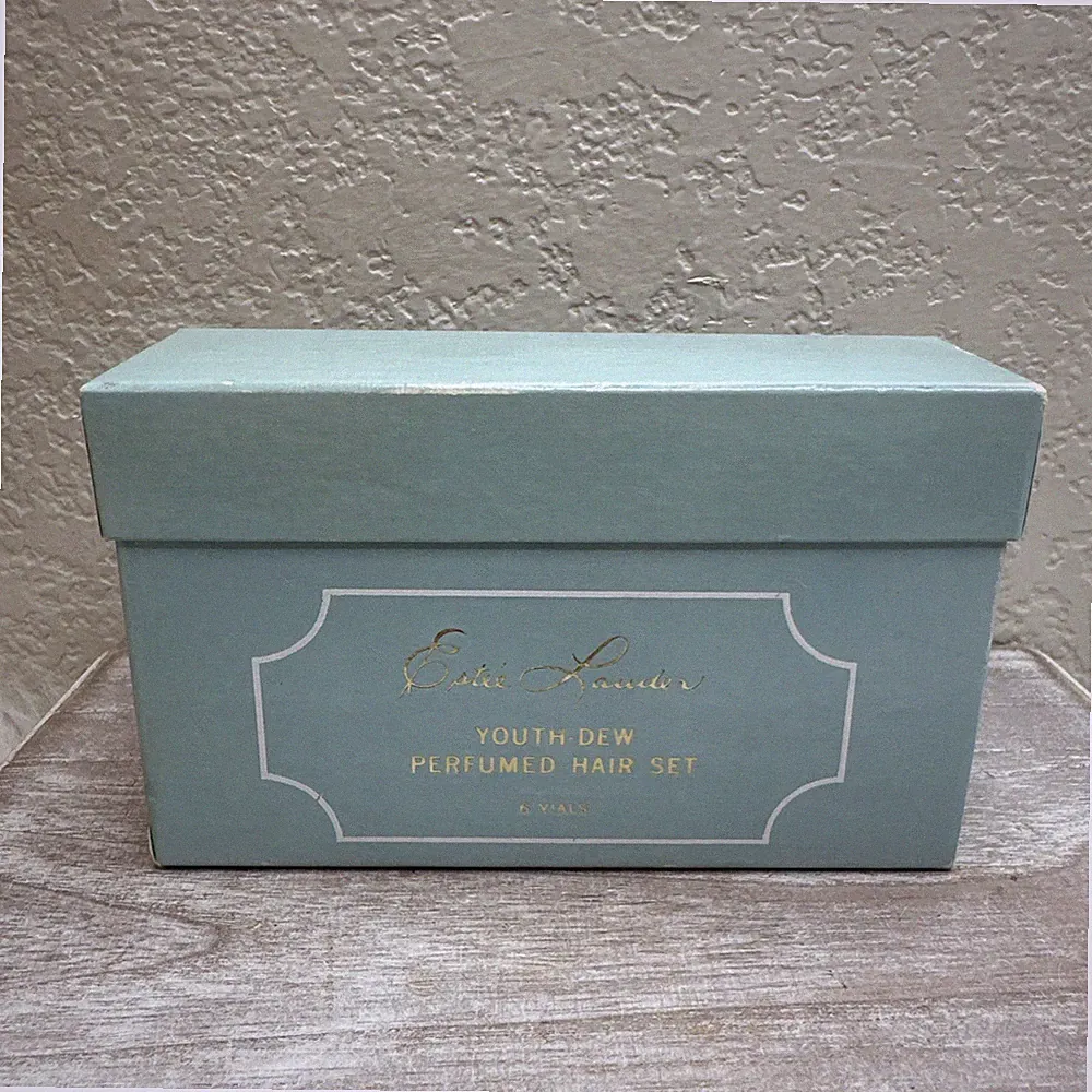 YOUTH DEW by Estée Lauder Perfumed Hair Set NEW 6 Vials FAST SHIPPER VTG Rare