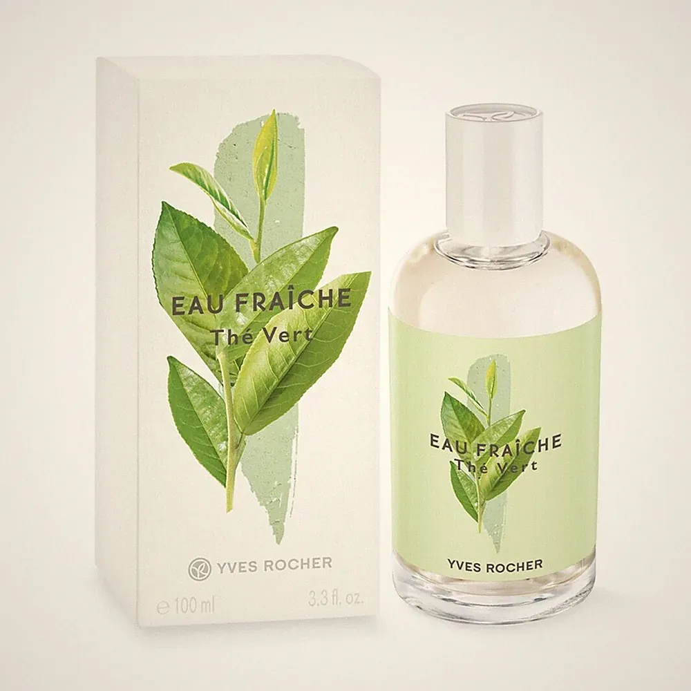 YVES ROCHER EAU FRAICHE GREEN TEA (CITRUS FRESH) EDT SPRAY 100 ml. NEW!