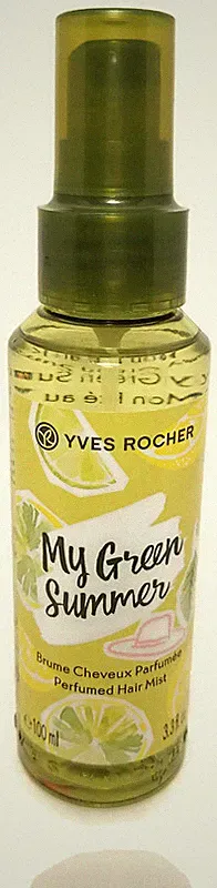 Yves Rocher MY GREEN SUMMER Hair Body Spray 3.3 fl oz DISCONTINUED New Old Stock