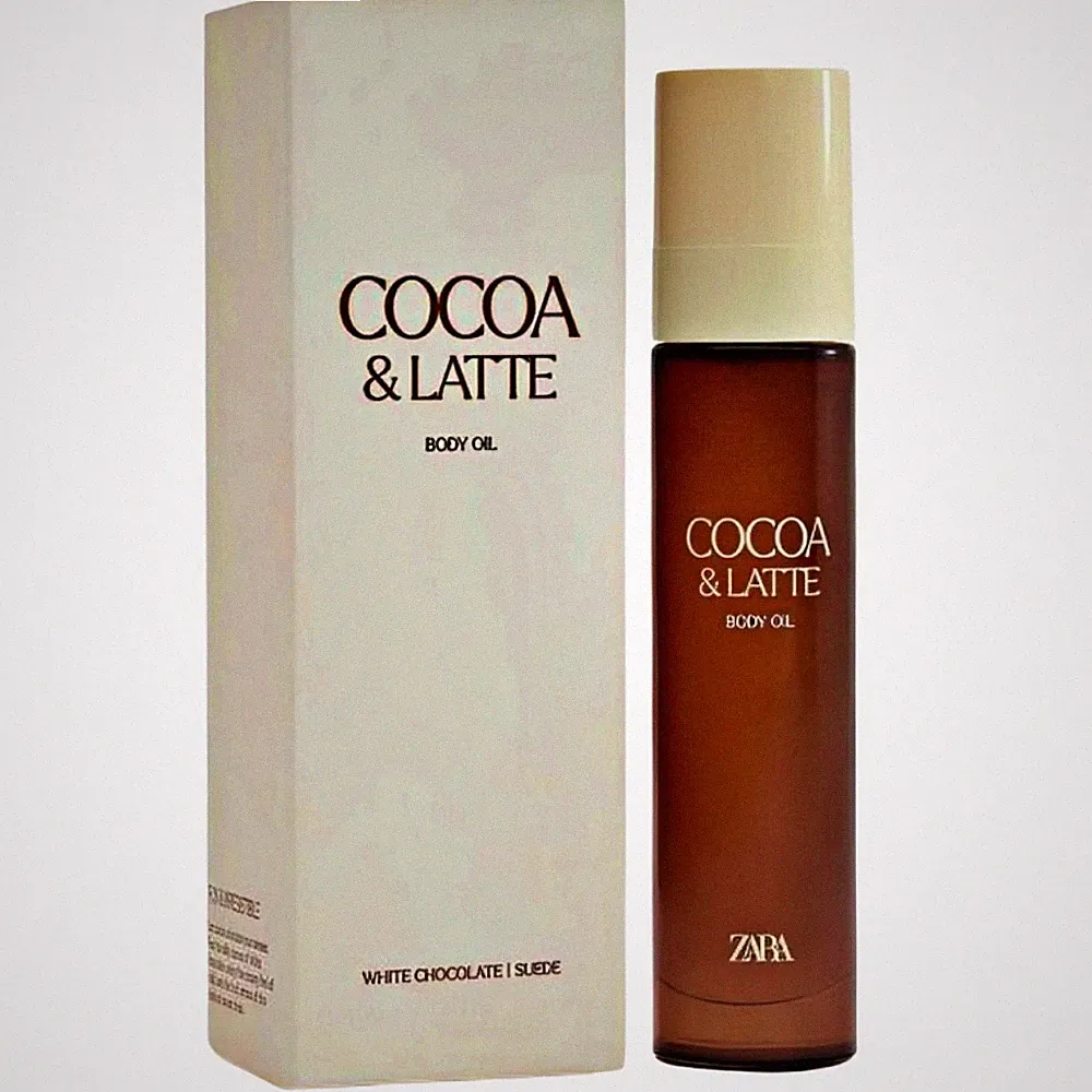 ZARA Cocoa & Latte Perfumed Body Oil Chocolate Vanilla 50ml (1.7 fl. oz.)