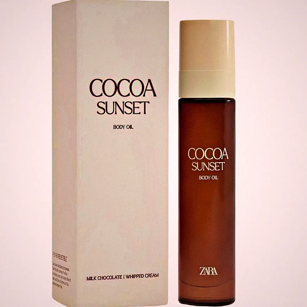 Zara Cocoa Sunset Body Oil for Women Sweet Vanilla 50ml (1.7 fl. oz)