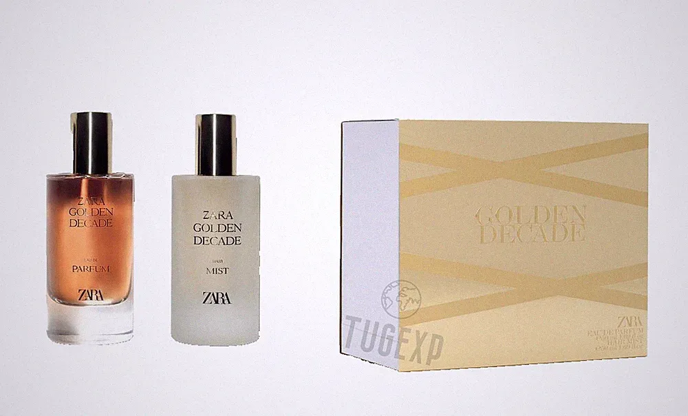 ZARA Golden Decade & Hair Mist Limited Edition Set 2 x 50ml Women Fragrance New